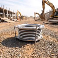 Soufflet métallique sur mesure en acier inoxydable 304, DN50 (2 po), PN25, à raccord rapide, pour le transport de gaz naturel, directement de l'usine