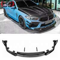 Lèvre de pare-chocs avant en fibre de carbone sèche style CM pour BMW M8 F91 F92 F93, finition brillante, ajustement parfait, kit carrosserie de mise à niveau, accessoires automobiles, vente en gros