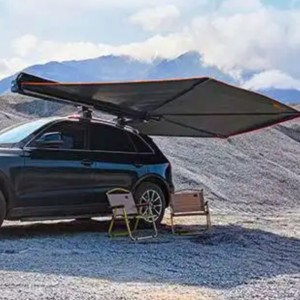 Hiện đại vỏ nhôm hộp hai lớp vải 270 độ uv-kháng Trọng lượng nhẹ xe foxwing mái hiên - Product Image 3