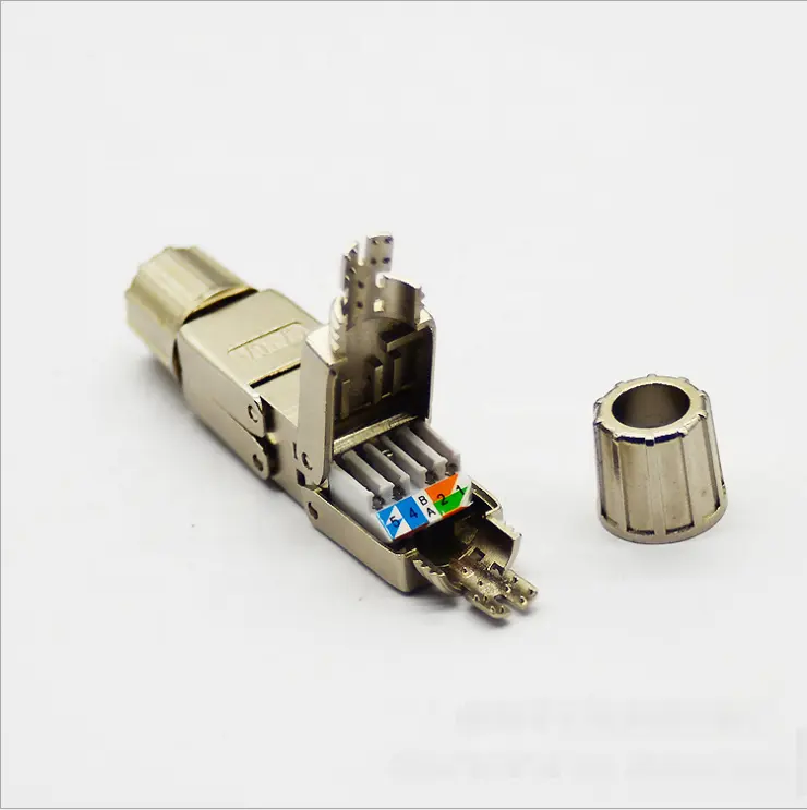 [GIET]Cat6A Cat7 Extender Junction Adapter RJ45 Lan Cable Extension Connector Full Shielded Toolless Extension Connector