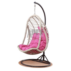 En métal En Osier Coussins En Forme De Balançoire Extérieure Patio Suspendu Double Siège En Rotin <span class=keywords><strong>Pas</strong></span> <span class=keywords><strong>Cher</strong></span> Chaise D'oeuf Avec Support - Product Image 4