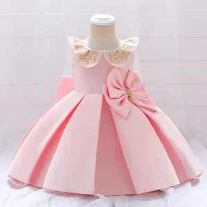MQATZ 2023 0-2 anni frock design per neonata boutique abbigliamento abbigliamento infantile in pizzo con fiocco colletto L2051XZ