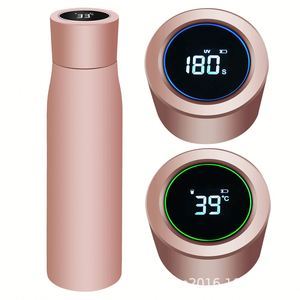 Nouvelle bouteille d'eau intelligente à auto-nettoyage UV-C, en acier inoxydable 316, thermos isotherme, affichage de la température LED, logo personnalisé USB - Product Image 3