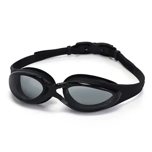 Kacamata renang untuk pria wanita, cepat disesuaikan, kacamata renang dengan penutup hidung silang Anti kabut