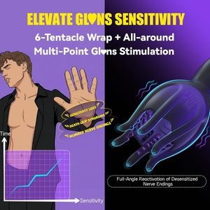 360 °   Vibrador de Pene con Estimulación del Glande, Rotatorio y Vibrante, Juguete Sexual para Hombres, Masturbador Automático Masculino - Product Image 4