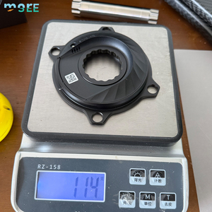 Juego de Bielas de Bicicleta SeeMore de 24 mm con Eje de Titanio y Fibra de Carbono, Bielas de Fibra de Carbono para Bicicleta de Carretera, Potenciómetro Xcadey Gen 2 - Product Image 5