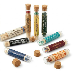 Ensemble de souvenirs de <span class=keywords><strong>mariage</strong></span> avec logo personnalisé, flacons en verre avec bouchon et boîte en papier décorative pour bonbons - Product Image 3