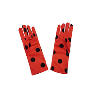 Kit de cosplay sur le thème de la coccinelle, perruque bleue à double queue de cheval, masque, gants, bas, collier, accessoires de fête à thème anime