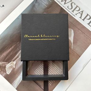Boîte d'emballage en papier tiroir pour produits de manucure, avec logo de marque personnalisé, impression et dorure à chaud couleur or, vente en gros - Product Image 5