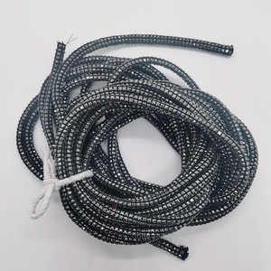 Fornitura di fabbrica: Rete in corda di strass 3D da 3 mm a 6 file, tessuta a mano, ecologica, non termoadesiva, personalizzabile, per accessori di abbigliamento e vestiti - Product Image 3