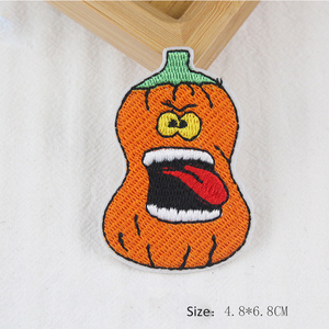 Bán Sỉ Miếng Vá Thêu Hình Halloween Hoặc Mũ Sắt Miếng Vá Thêu Hình Bí Ngô Halloween Ma Để Trang Trí Quần Áo - Product Image 4