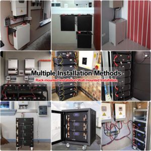Batterie de stockage d'énergie LiFePO4 51,2 V 314 Ah 15 kWh pour station de communication montée en rack, solaire domestique, connectée ou autonome - Product Image 5