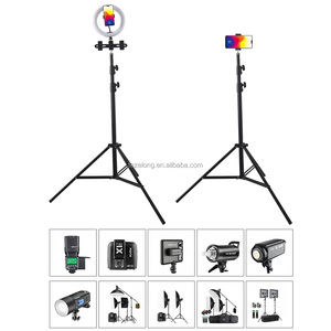 Giá Đỡ Ba Chân 2.4 Mét Tốt Nhất Ba Chân Ròng Rọc Con Lăn Chân Máy Ảnh Nhiếp Ảnh Caster Chân Ba Chân Bánh Xe Trượt Ánh Sáng - Product Image 4