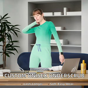 เสื้อคลุมแพทย์แบบสั่งทำพิเศษ TATA PAK INDUSTRIES ผ้าวอร์สเตดคุณภาพสูง ใส่สบาย แขนยาว สำหรับทั้งชายและหญิง - Product Image 2