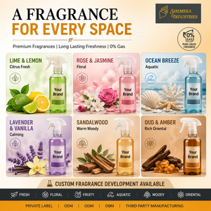 ขวดน้ำหอมปรับอากาศแบบน้ำ 500 มล. ผลิตภายใต้แบรนด์ของลูกค้า (OEM/OBM) กลิ่นหอมหลากหลาย ติดทนนาน - Product Image 5