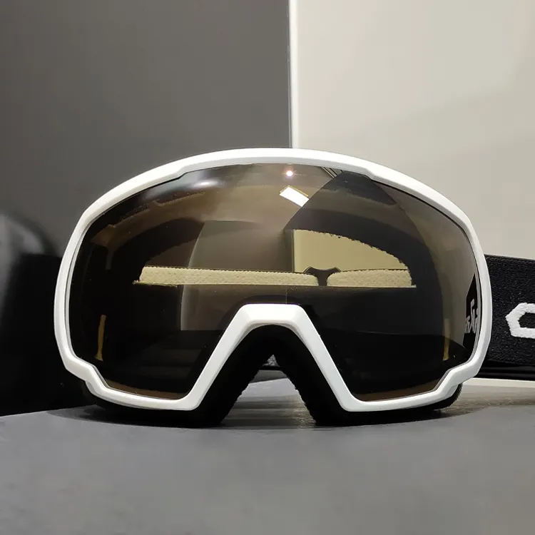 Black ski goggles