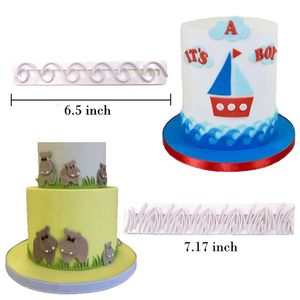 4Pcs Cupcake Fondant Cake Embosser Moule à biscuits en plastique pour Sugarcraft Fondant Baking Decorating Mold Set - Product Image 6