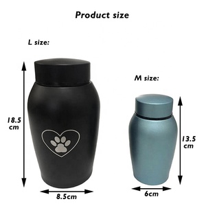 Custom Logo Pet Loss Gifts Memorial Cremation <strong>Urn</strong> Stainless Steel Keepsake <strong>Cat</strong> Dog <strong>Urn</strong> for Pet Ashes - Product Image 6