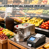 Hoge Efficiëntie Commerciële Automatische Fruit Schilmachine Elektrisch Multi-Fruit