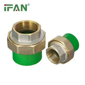 IFAN Quick Connect Water Plastic Plumbing PPR Pipes And Fittings Cold Hot Water PPR Brass Union