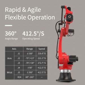 Robot industriel BORUNTE à 4 axes et 6 axes, modèle 1003 1508 1580, pour la préhension, le placement et le travail des pièces, robot de stampage - Product Image 4