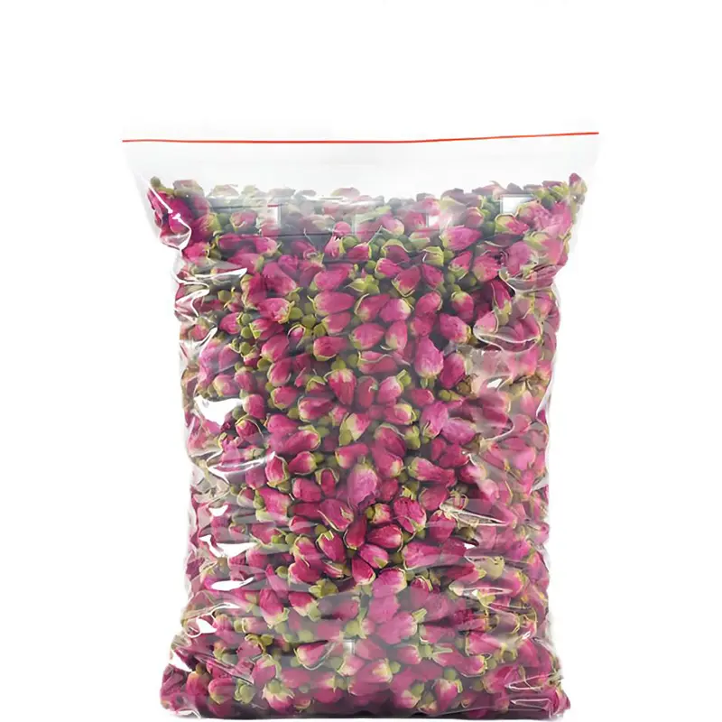 Bulk Wholesale Dried Rose Buds Tea Pingyin Roses Edible Dried Rose Buds for Flower Tea Food Soap Candle Crafts Making