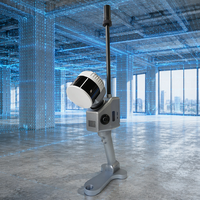 Escáner LiDAR SLAM Portátil Multiplataforma GEOSUN GS-130G, Equipo de Mapeo Láser 3D para Estudios de Cuevas y Subterráneos