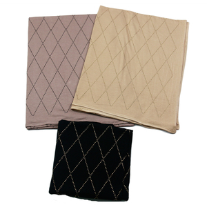 مزدوج 11 خصم جديد Hotcake جيرسي القطن مزيج الألوان Rainhstone الحجاب وشاح ل هولندا النساء اللباس - Product Image 2