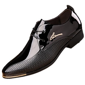 Scarpe da <span class=keywords><strong>Uomo</strong></span> con Punta Affusolata Stile Vintage Britannico Casual Business Coreano con Lacci - Product Image 6