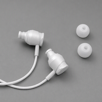 Écouteurs miniatures brevetés haute résolution avec transducteur dynamique de 9,2 mm, jack 3,5 mm, en aluminium 7075 plaqué argent, 105 dB, 10 Hz-50 kHz, pour Hi-Fi personnalisé