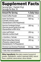Poudre de café minceur naturelle contenant de l'extrait de Garcinia Cambogia et de feuille de lotus, favorise le métabolisme et la gestion du poids, OEM personnalisé