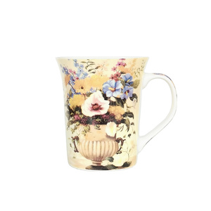 Tasses à café en céramique avec couvercle et cuillère, design Rslee, ensemble de tasses et soucoupes, tazas/mugs/<span class=keywords><strong>tarr</strong></span> en céramique - Product Image 1