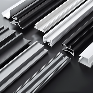 Profilé PVC à éclairage linéaire à LED personnalisable Profilé extrudé en plastique <span class=keywords><strong>pour</strong></span> lumière de bureau architecturale haute performance - Product Image 1