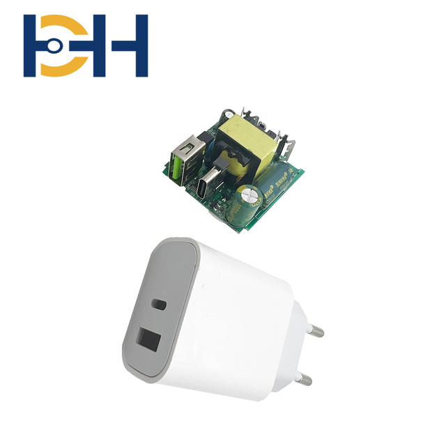 HX HX-C0041 20W PD QC3.0 USB-C Fast Charging Portable Charger 9V/2A Output for Cell Phones & Laptops DC Port