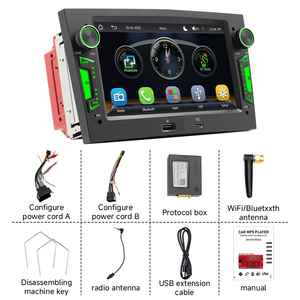 Écran tactile Bluetooth USB avec recharge sans fil Carplay et Android Auto pour <span class=keywords><strong>Opel</strong></span> Astra Antara Corsa <span class=keywords><strong>Vivaro</strong></span>, autoradio - Product Image 4