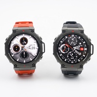 Reloj Inteligente DM58 con Pantalla AMOLED, Rastreador de Actividad Física Android, GPS, Brújula, Monitorización del Sueño, Despertador, Carga Magnética, Correa de Gel de Sílice