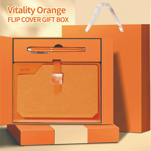 Paquete de regalo Premium Diarios Agenda personalizada Grabado Cuaderno de lujo Planificador con bolígrafo Juego de regalo - Product Image 5