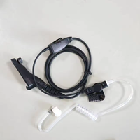 NNTN8459A Écouteur semi-intra-auriculaire hybride TPU+ABS avec tube acoustique et micro pour DP4400E DP4800E APX6000 APX7000 APX2000 XPR7550E