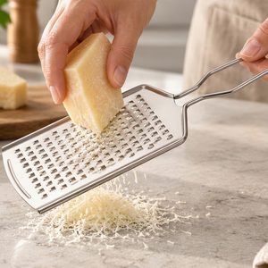 Stainless Steel Cheese <b>Grater</b> with Long Handle Fine Shredder for Cheese Vegetables Chocolate and Kitchen <b>Food</b> Preparation - Product Image 1
