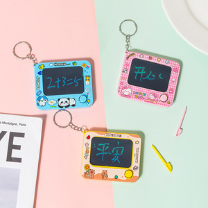 <b>Mini</b> Cartoon Drawing Board Electronic Lcd Writing Pad For Kids 3-6 Years <b>Old</b> With Keychain Pendant - Product Image 2