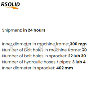 Repuestos para Maquinaria de Construcción Rsoliddiesel 170403-00042 170401-00039 Motor de Traslación Final para Piezas Hidráulicas DH220 - Product Image 4