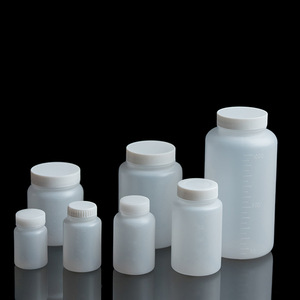 Botella de Reactivo de Plástico O'Kayme de 500 ml, Botella de Laboratorio de PE Cilíndrica de Boca Ancha - Product Image 3