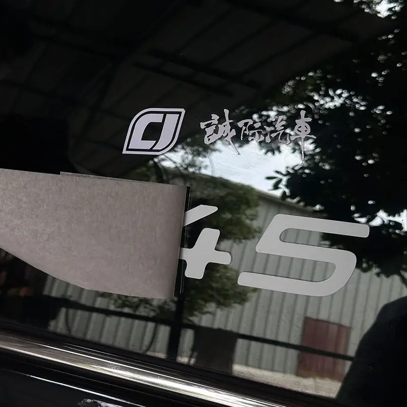 Stiker vinil mobil tahan air, tahan UV 3d Transfer mobil kustom stiker Bumper stiker mobil untuk jendela