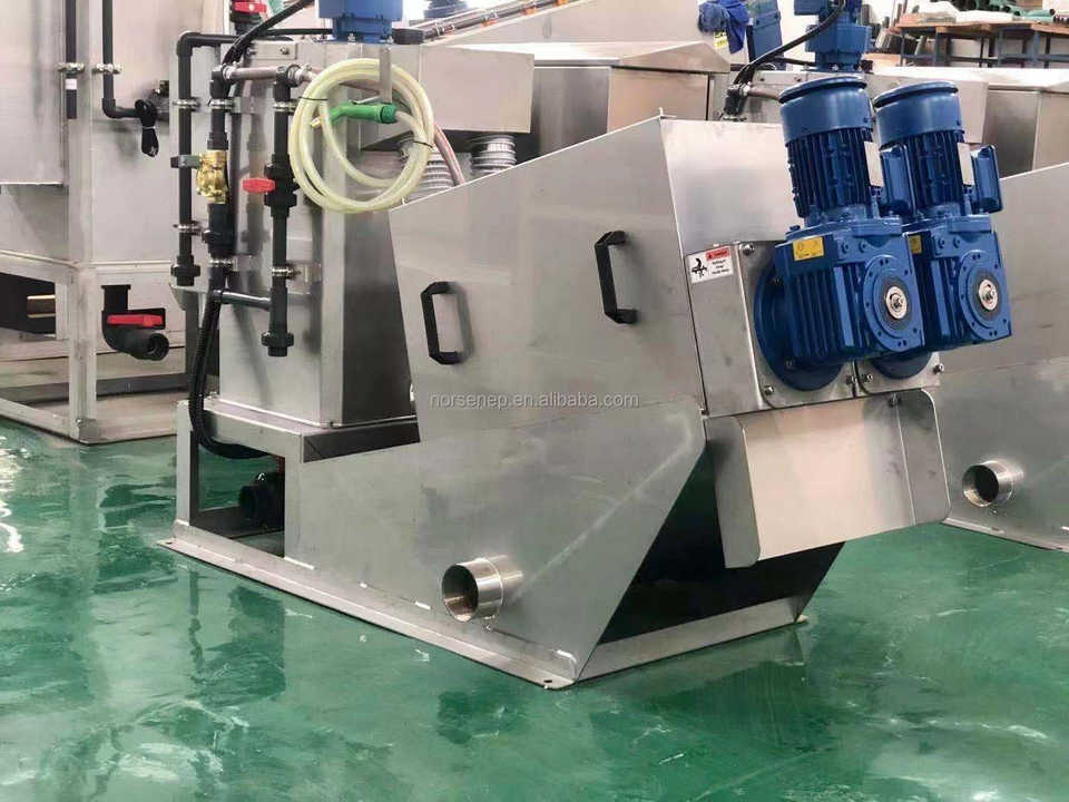 Sludge Dewatering Machine - Multi Disc Screw Press