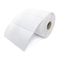 Rollo Adhesivo de Impresora Antifalsificación, Adhesivo Térmico de 50x25mm, Etiqueta de Código de Barras de 2x1 Pulgadas, Adhesivo Disolución