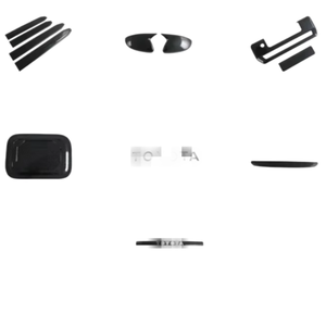 토요타 하이럭스 2026 시프트 프레임 핸들 스티어링 휠 혼 리버스 미러 커버 장식에 적합 - Product Image 1