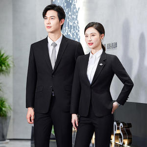 신상품 이탈리안 고품질 플러스 사이즈 통기성 좋은 남성용 2피스 비즈니스 캐주얼 웨딩 신랑 블레이저 정장 - Product Image 2