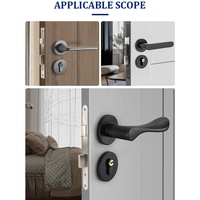 Serrures à mortaise de sécurité en acier inoxydable 8525, norme européenne, à profil étroit, durables et personnalisables pour portes.