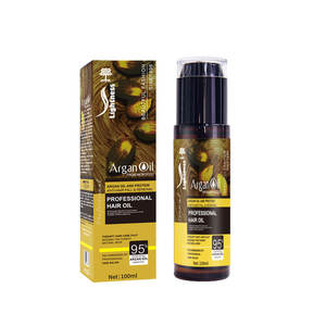 Venta al por mayor Etiqueta Privada aceite de argán marroquí suero para el cabello aceite de glicerina orgánica para el cabello para el control del frizz alisado del brillo - Product Image 5