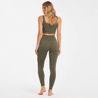 Leggings de yoga et de fitness pour femme, taille haute, respirants, avec lignes topographiques incurvées, pour la course en extérieur
